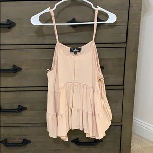 Pink Lulu’s tank top